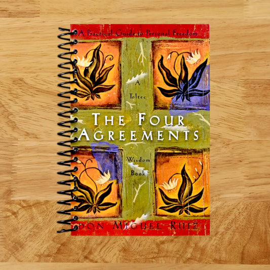 The Four Agreements: A Practical Guide to Personal Freedom (Spiral bound) Happy Coil spiral bound book