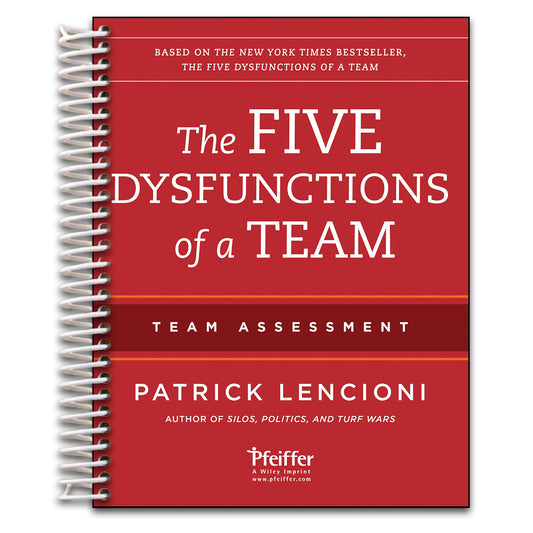 The Five Dysfunctions of a Team: Team Assessment (Spiral bound) Happy Coil spiral bound book