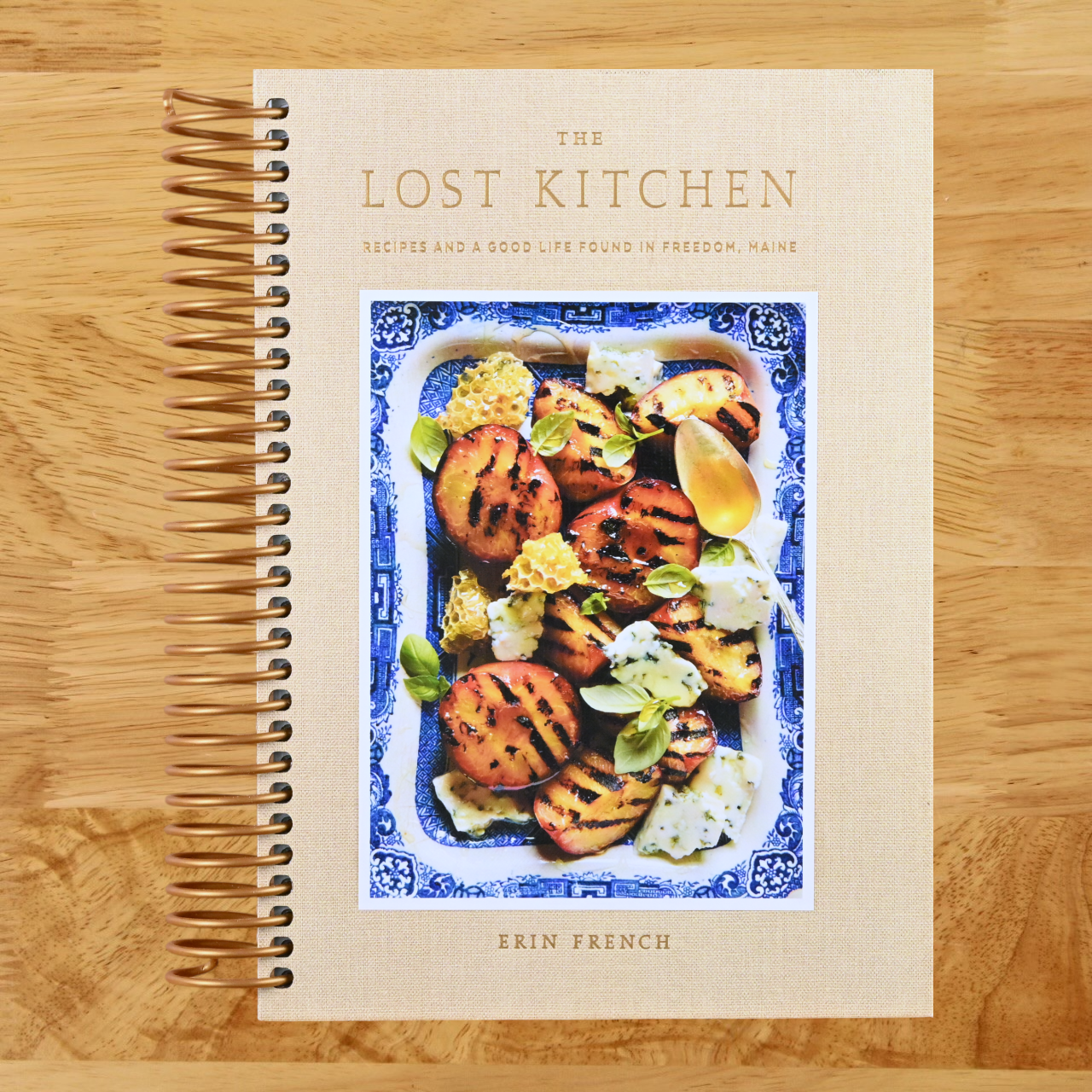 The Lost Kitchen: Recipes and a Good Life Found in Freedom, Maine: A Cookbook (Spiral bound) Happy Coil spiral bound book