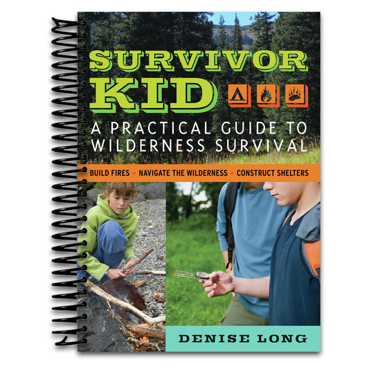 Survivor Kid: A Practical Guide to Wilderness Survival (Spiral bound) Happy Coil spiral bound book