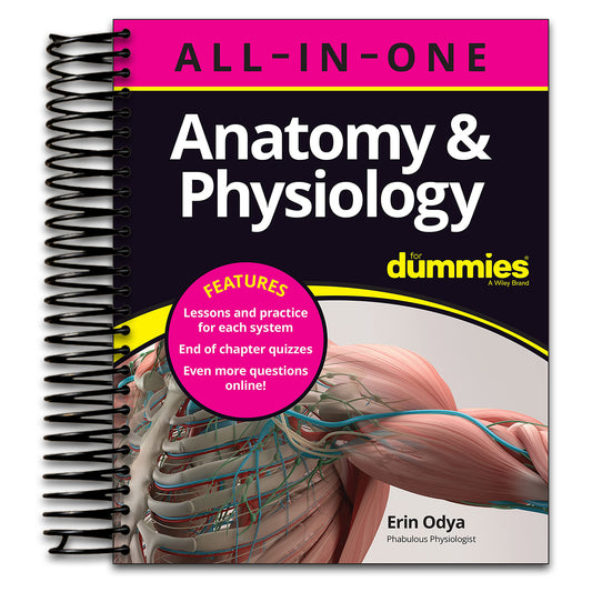 Anatomy & Physiology All-in-One For Dummies (+ Chapter Quizzes Online)   (Spiral bound)