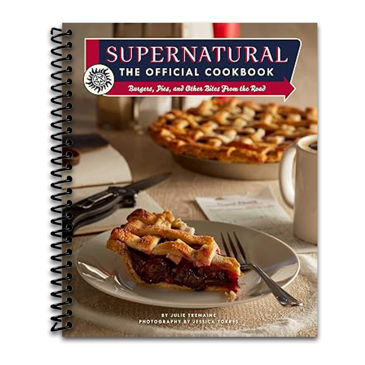 Supernatural: The Official Cookbook: Burgers, Pies, and Other Bites from the Road (Science Fiction Fantasy) (Spiral bound) Happy Coil spiral bound book