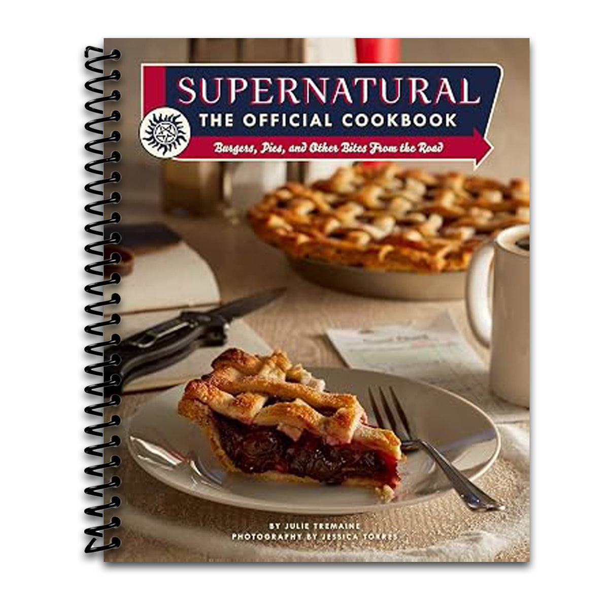 Supernatural: The Official Cookbook: Burgers, Pies, and Other Bites from the Road (Science Fiction Fantasy) (Spiral bound) Happy Coil spiral bound book