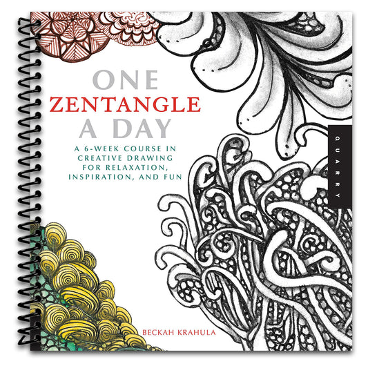 One Zentangle A Day: A 6-Week Course in Creative Drawing for Relaxation, Inspiration, and Fun (One A Day)   (Spiral bound)