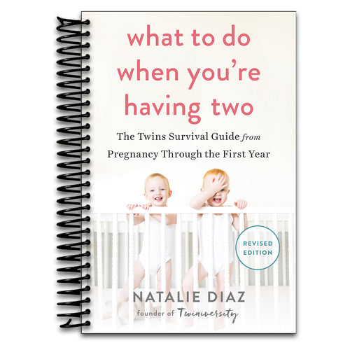 What to Do When You're Having Two: The Twins Survival Guide from Pregnancy Through the First Year (Spiral bound) Happy Coil spiral bound book