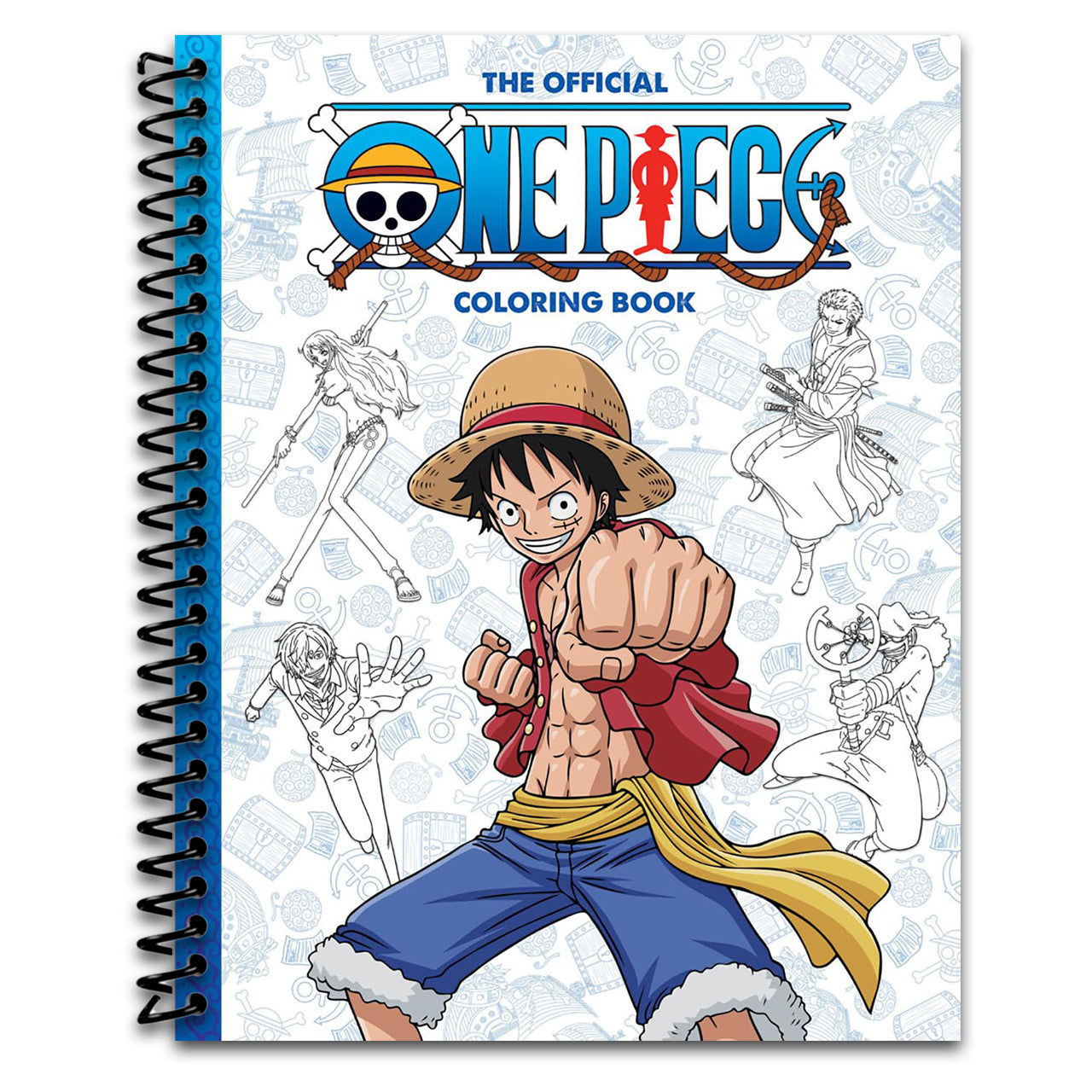 One Piece: The Official Coloring Book   (Spiral bound)
