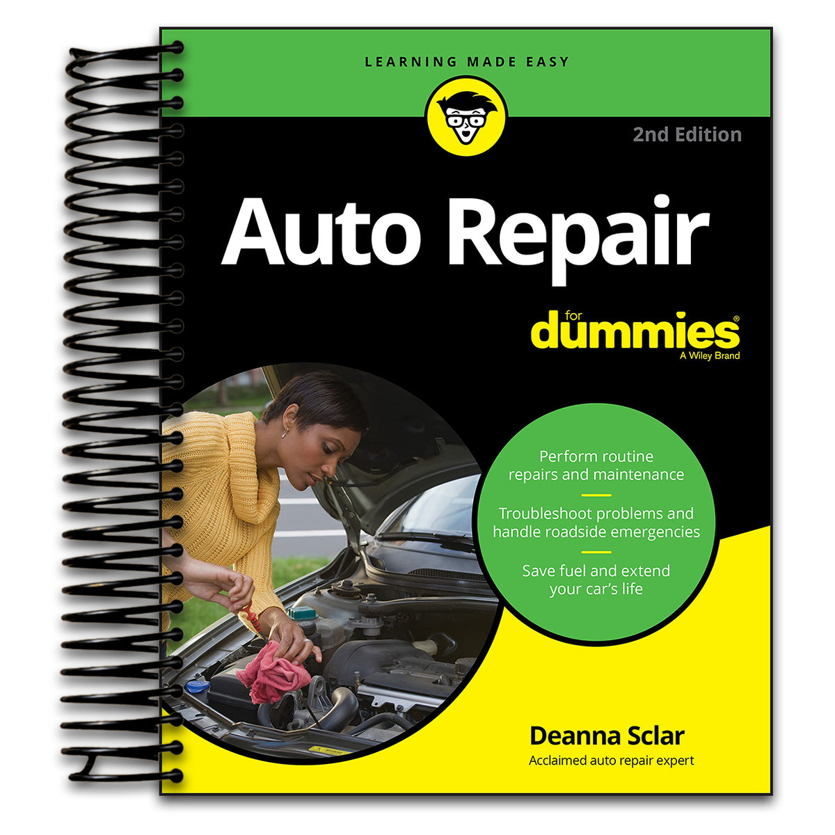 Auto Repair For Dummies (Spiral bound) Happy Coil spiral bound book