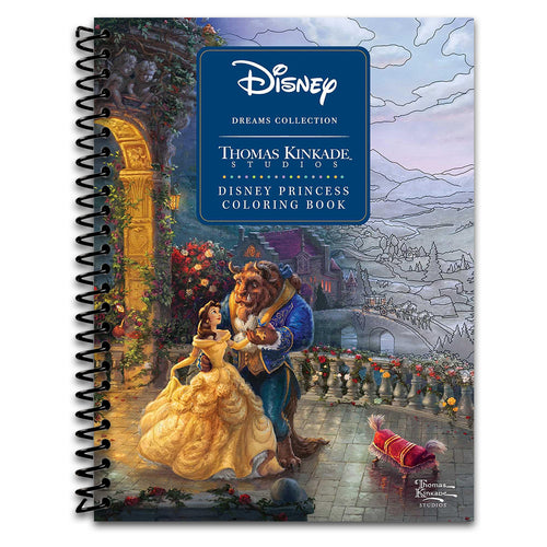Disney Dreams Collection Thomas Kinkade Studios Disney Princess Coloring Book   (Spiral bound)
