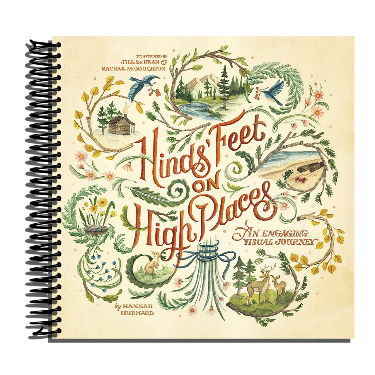 Hinds' Feet on High Places: An Engaging Visual Journey (Visual Journey Series) (Spiral bound) Happy Coil spiral bound book