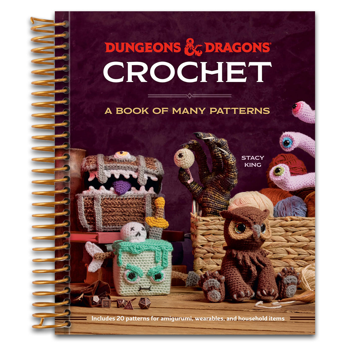 Dungeons & Dragons Crochet: A Book of Many Patterns (Spiral bound) Happy Coil spiral bound book