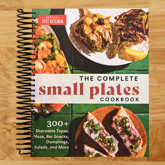 The Complete Small Plates Cookbook: 300+ Shareable Tapas, Meze, Bar Snacks, Dumplings, Salads, and More (Spiral bound) Happy Coil spiral bound book