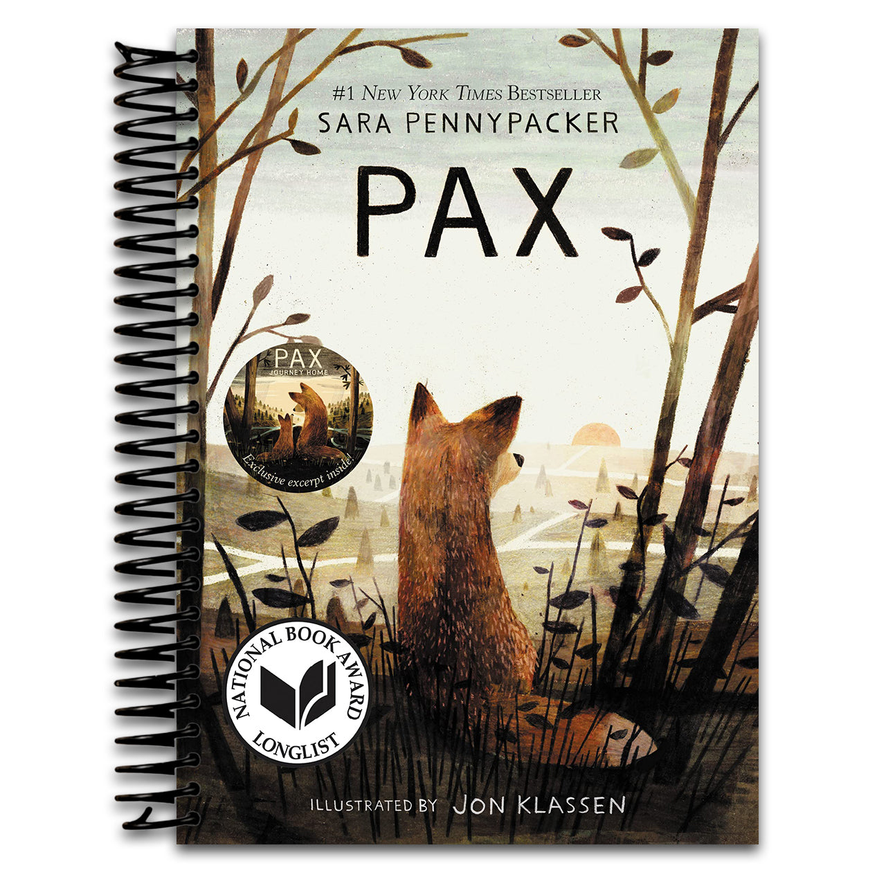 Pax: A Powerful Fox Story About Separation, War, and the Bond Between a Boy and His Pet (Pax, 5) (Spiral bound) Happy Coil spiral bound book