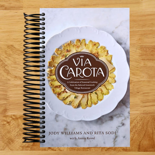 Via Carota: A Celebration of Seasonal Cooking from the Beloved Greenwich Village Restaurant:An Italian Cookbook (Spiral bound) Happy Coil spiral bound book
