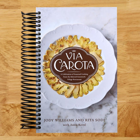 Via Carota: A Celebration of Seasonal Cooking from the Beloved Greenwich Village Restaurant:An Italian Cookbook (Spiral bound) Happy Coil spiral bound book
