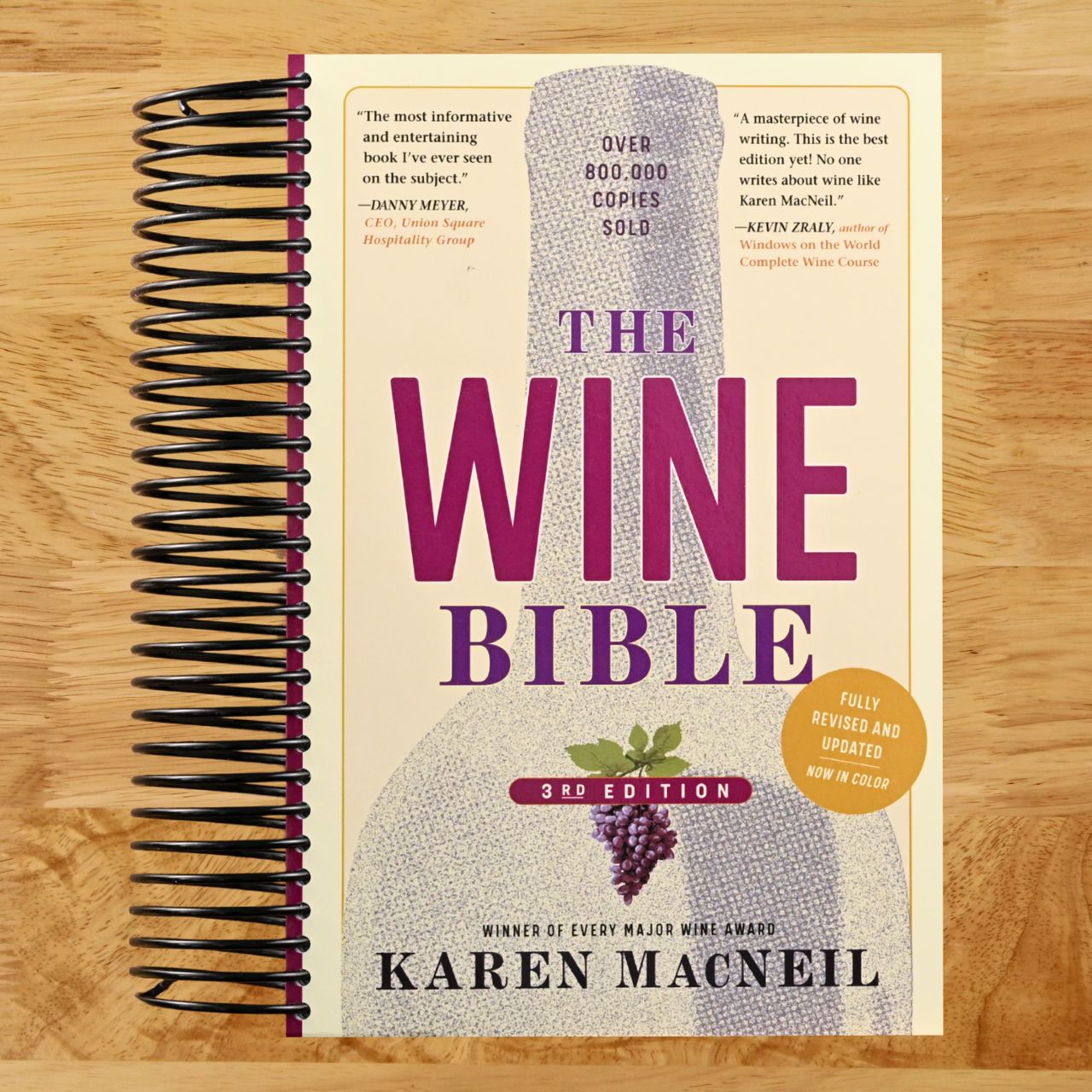 The Wine Bible, 3rd Edition (The Workman Bible Series) (Spiral bound) Happy Coil spiral bound book