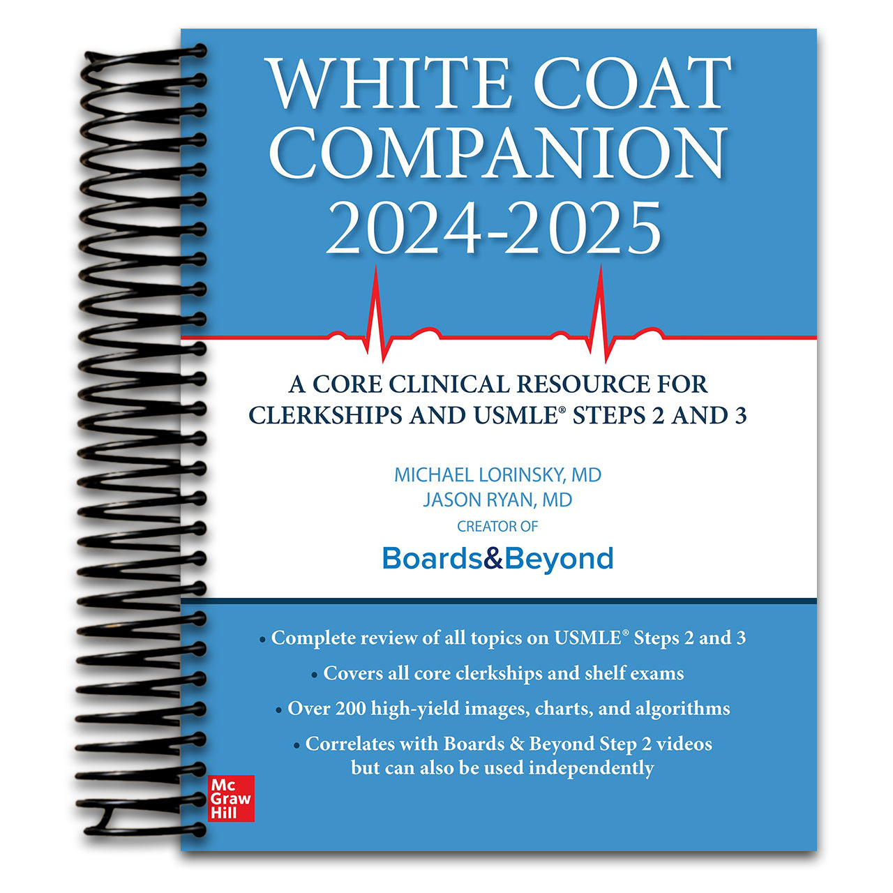 White Coat Companion 2024 - 2025 (Spiral bound) Happy Coil spiral bound book