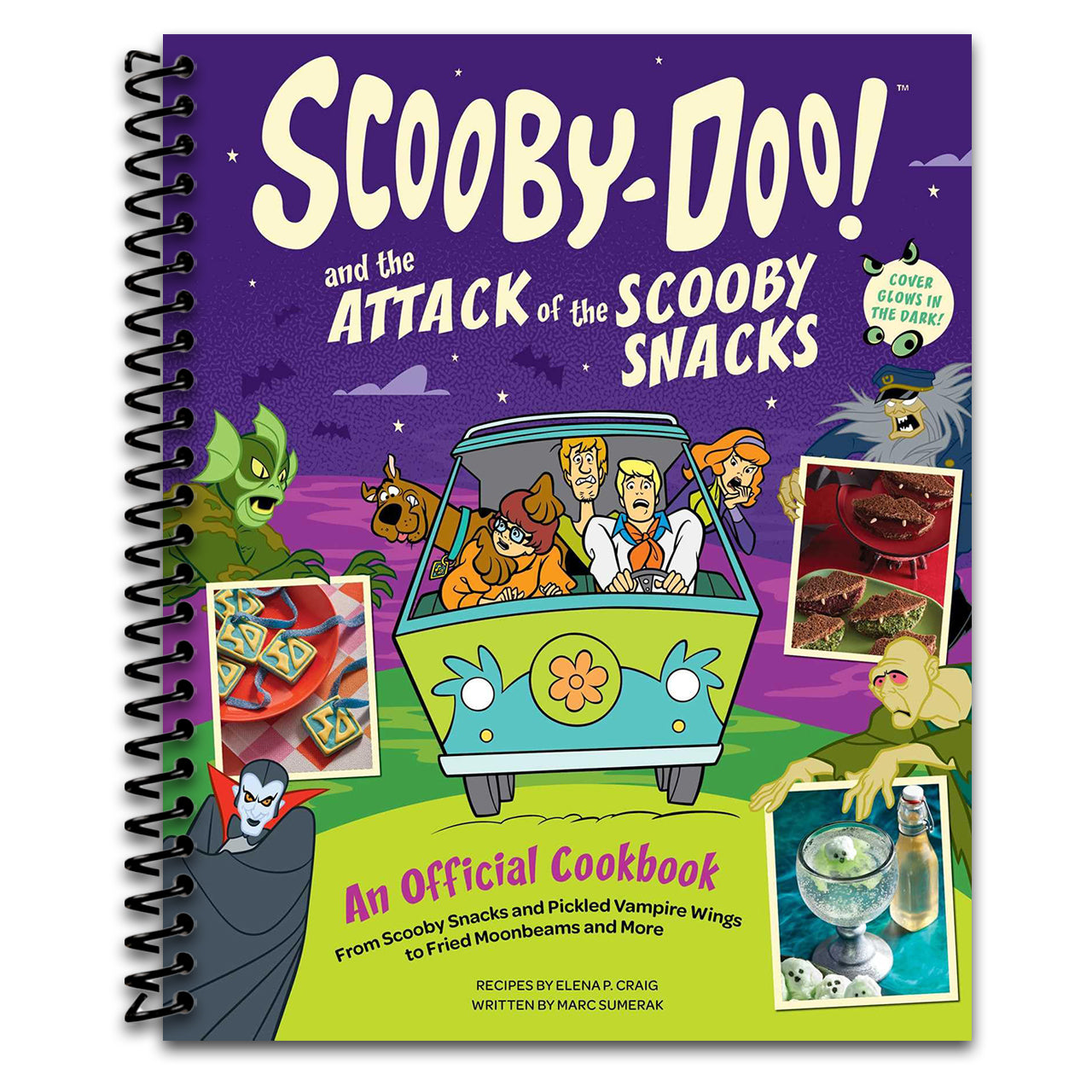 Scooby-Doo! and the Attack of the Scooby Snacks [An Official Cookbook]: From Scooby Snacks and Pickled Vampire Wings to Fried Moonbeams and More (Spiral bound) Happy Coil spiral bound book