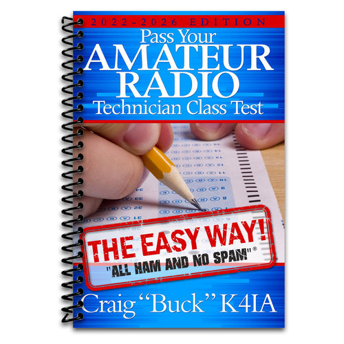 Technician Class: Pass Your Amateur Radio Technician Class Test - The Easy Way (EasyWayHamBooks) (Spiral bound) Happy Coil spiral bound book