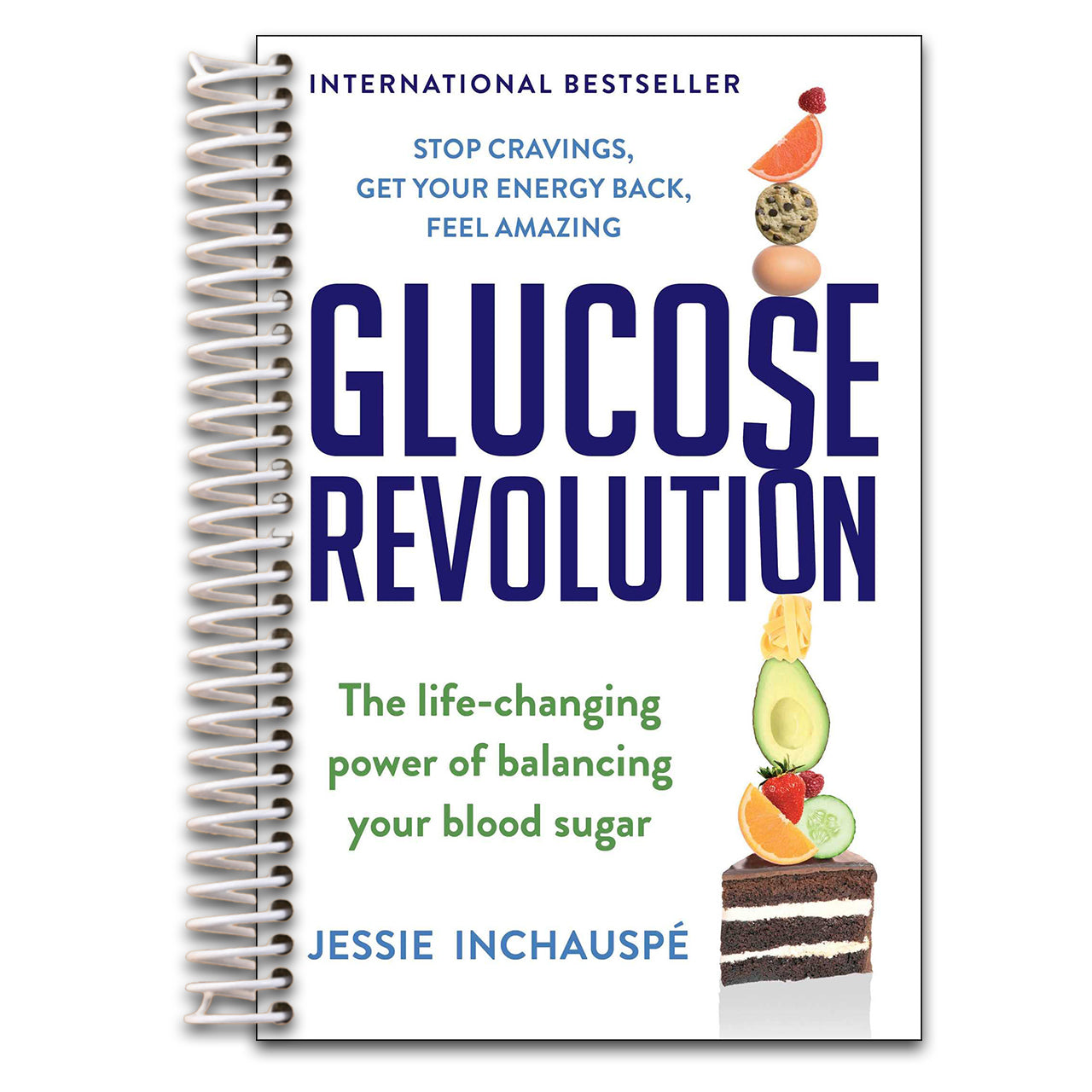 Glucose Revolution: The Life-Changing Power of Balancing Your Blood Sugar (Spiral bound) Happy Coil spiral bound book