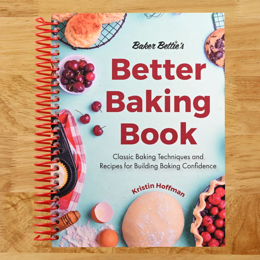 Baker Bettie’s Better Baking Book: Classic Baking Techniques and Recipes for Building Baking Confidence (Cake Decorating, Pastry Recipes, Baking Classes) (Birthday Gift for Her) (Spiral bound) Happy Coil spiral bound book