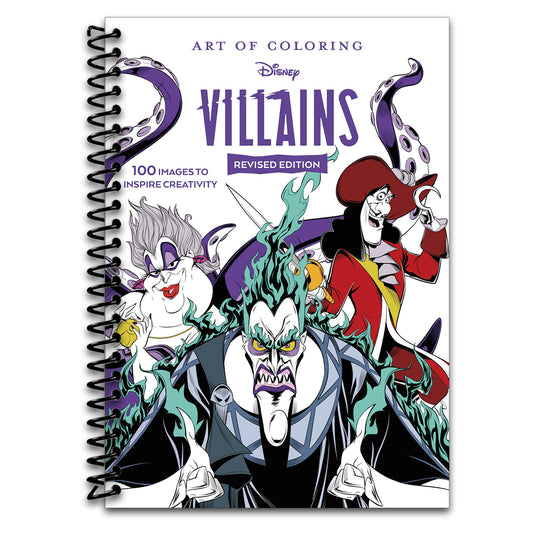 Art of Coloring: Disney Villains   (Spiral bound)