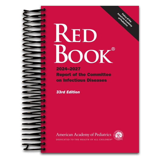 Red Book 2024: Report of the Committee on Infectious Diseases (Spiral bound) Happy Coil spiral bound book