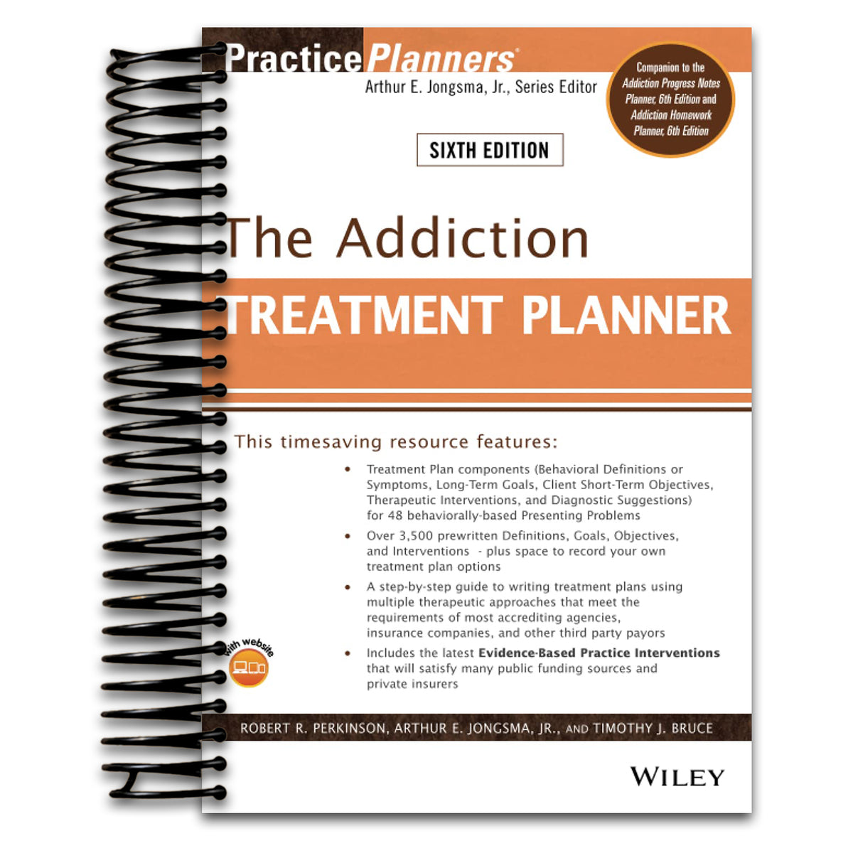 The Addiction Treatment Planner (PracticePlanners) (Spiral bound) Happy Coil spiral bound book