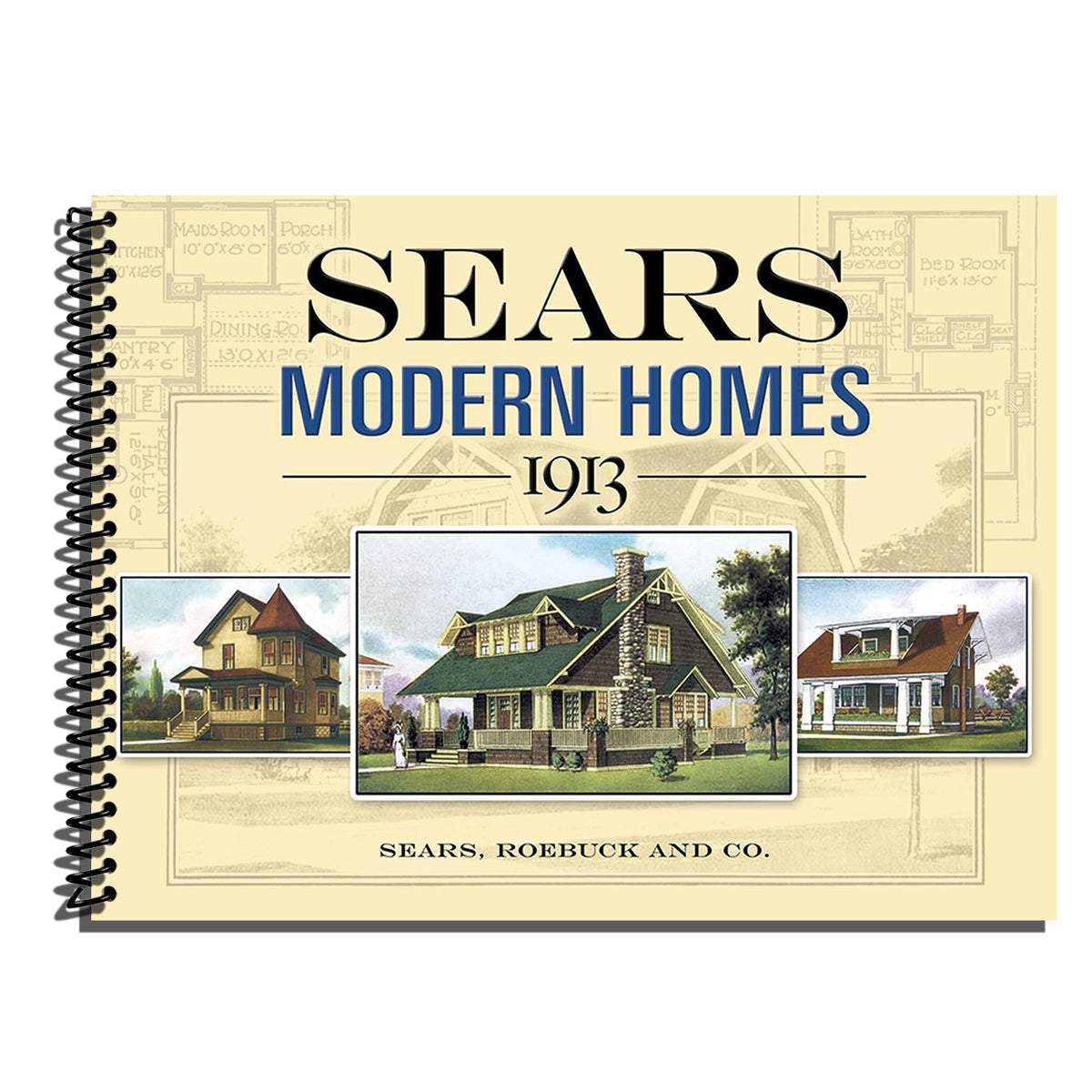 Sears Modern Homes, 1913 (Dover Architecture)   (Spiral bound)