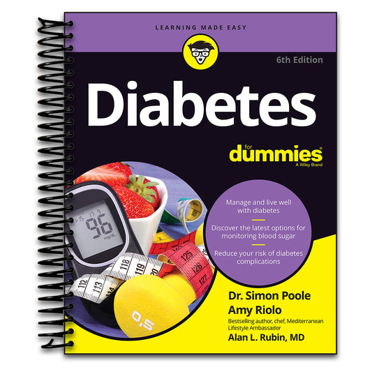 Diabetes For Dummies (Spiral bound) Happy Coil spiral bound book