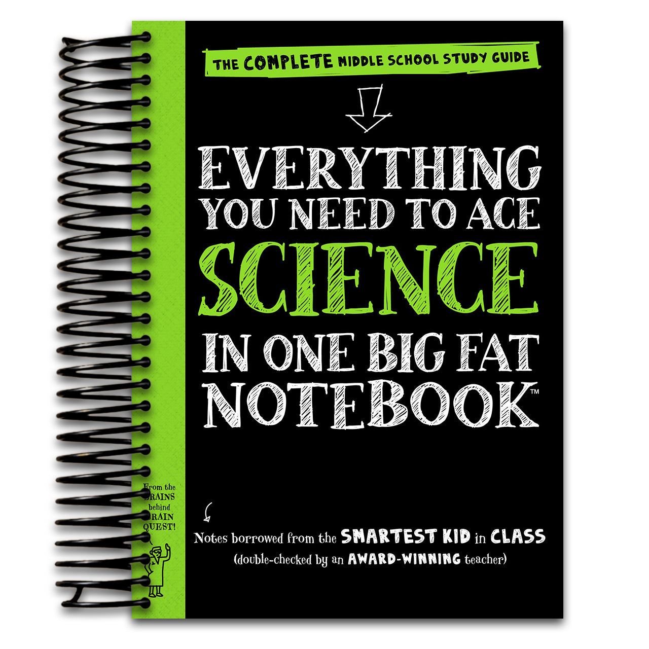 Everything You Need to Ace Science in One Big Fat Notebook: The Complete Middle School Study Guide (Spiral bound) Happy Coil spiral bound book