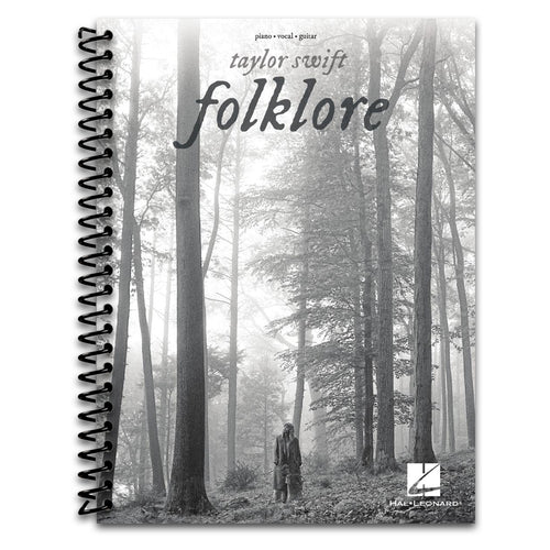 Taylor Swift Folklore Songbook | Piano/Vocal/Guitar Sheet Music Book | 17 Songs from the Grammy Winning Album | P/V/G Arrangements with Lyrics and Chords | Music Book for Fans Students Teachers (Spiral bound) Happy Coil spiral bound book