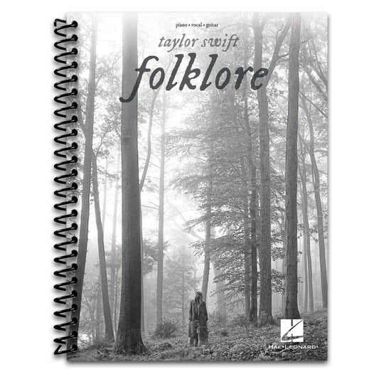 Taylor Swift Folklore Songbook | Piano/Vocal/Guitar Sheet Music Book | 17 Songs from the Grammy Winning Album | P/V/G Arrangements with Lyrics and Chords | Music Book for Fans Students Teachers (Spiral bound) Happy Coil spiral bound book