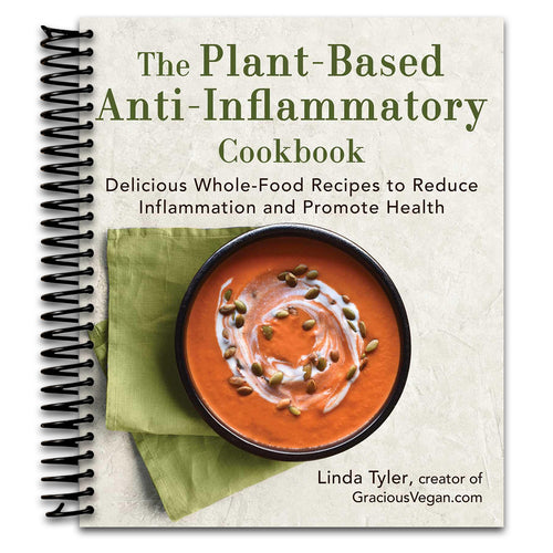 The Plant-Based Anti-Inflammatory Cookbook: Delicious Whole-Food Recipes to Reduce Inflammation and Promote Health (Spiral bound) Happy Coil spiral bound book