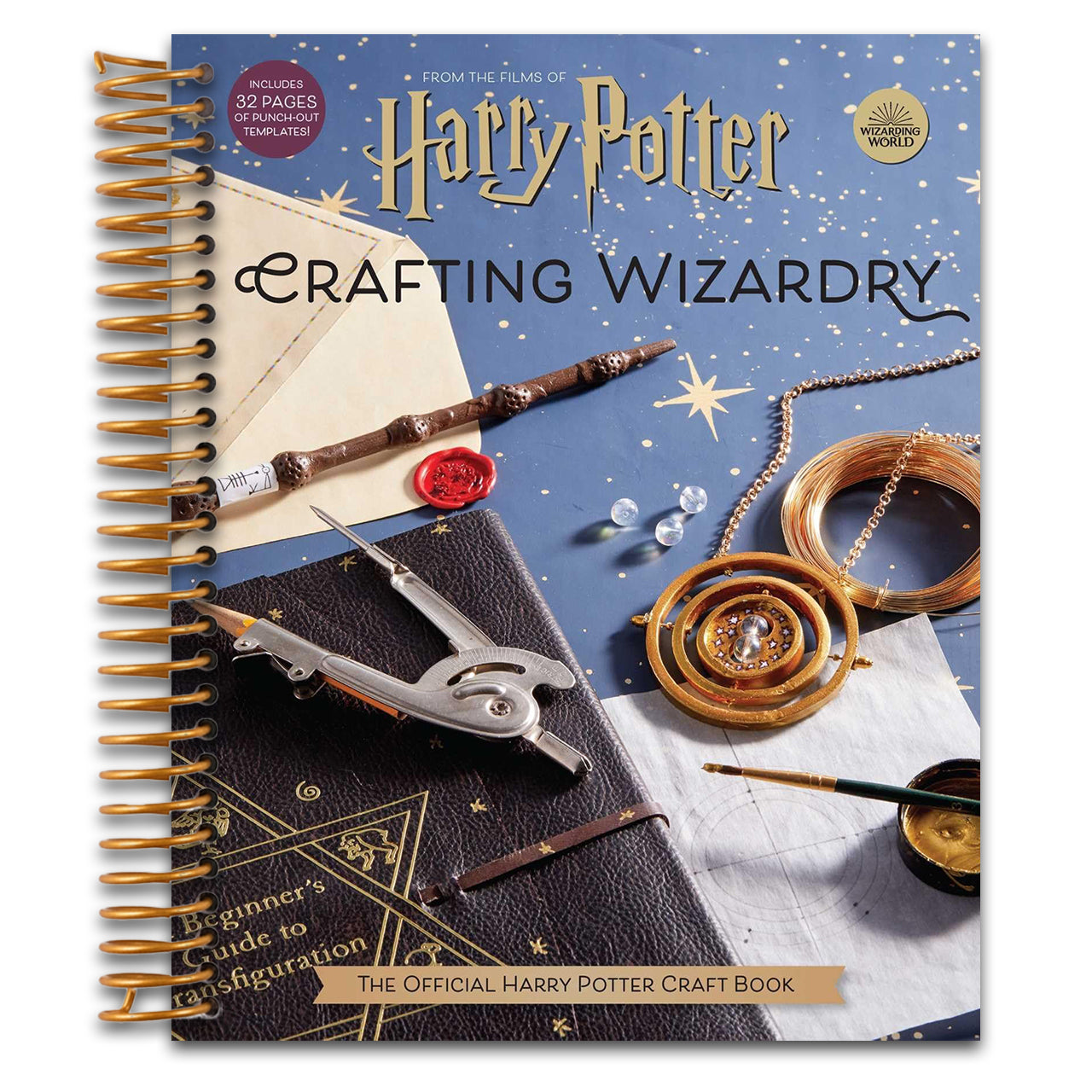 Harry Potter: Crafting Wizardry: The Official Harry Potter Craft Book (Spiral bound) Happy Coil spiral bound book
