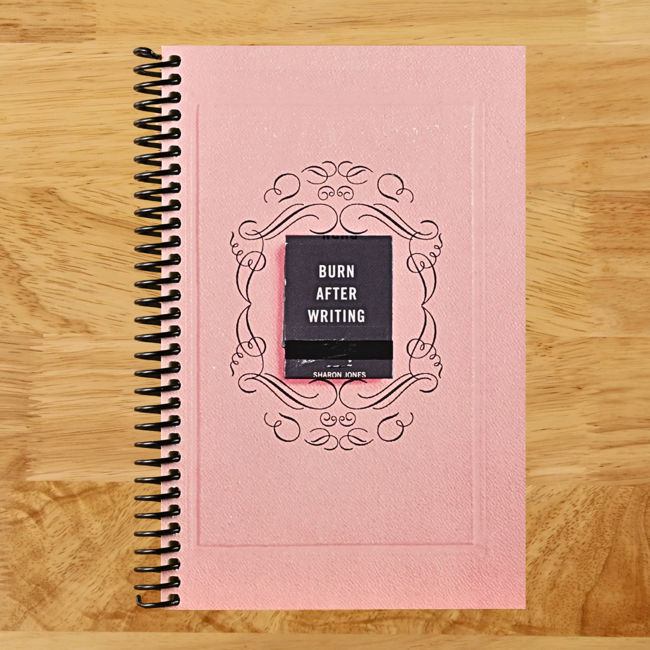 Burn After Writing (Pink) (Spiral bound) Happy Coil spiral bound book