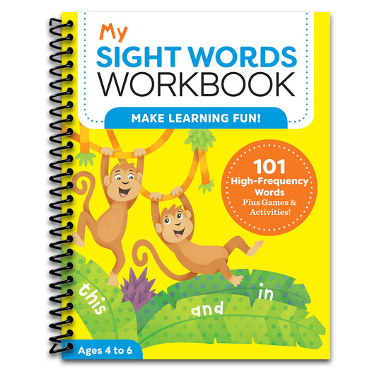 My Sight Words Workbook: 101 High-Frequency Words Plus Games & Activities!   (Spiral bound)