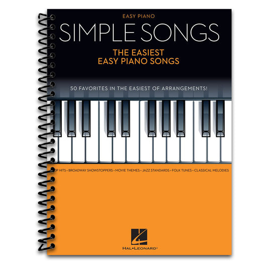 Simple Songs - The Easiest Easy Piano Songs   (Spiral bound)