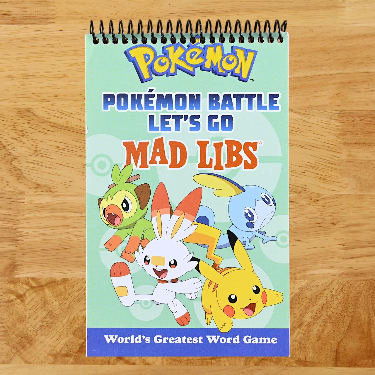 Pokémon Battle Let's Go Mad Libs: World's Greatest Word Game (Spiral bound) Happy Coil spiral bound book
