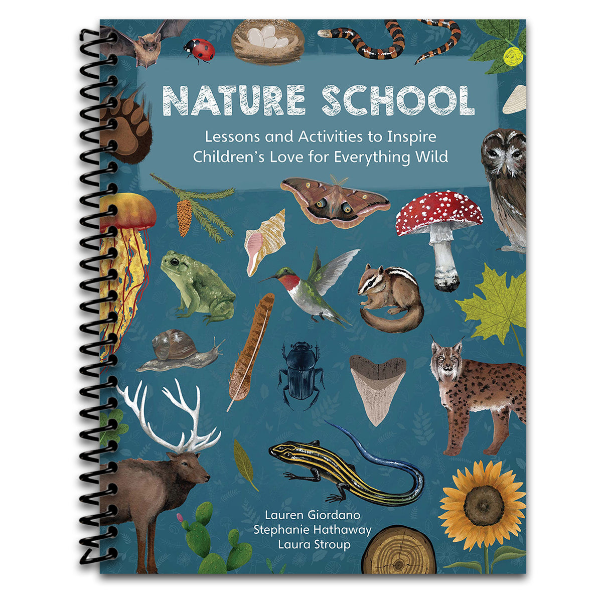 Nature School: Lessons and Activities to Inspire Children's Love for Everything Wild   (Spiral bound)