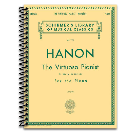 The Virtuoso Pianist in Sixty Exercises for the Piano   (Spiral bound)