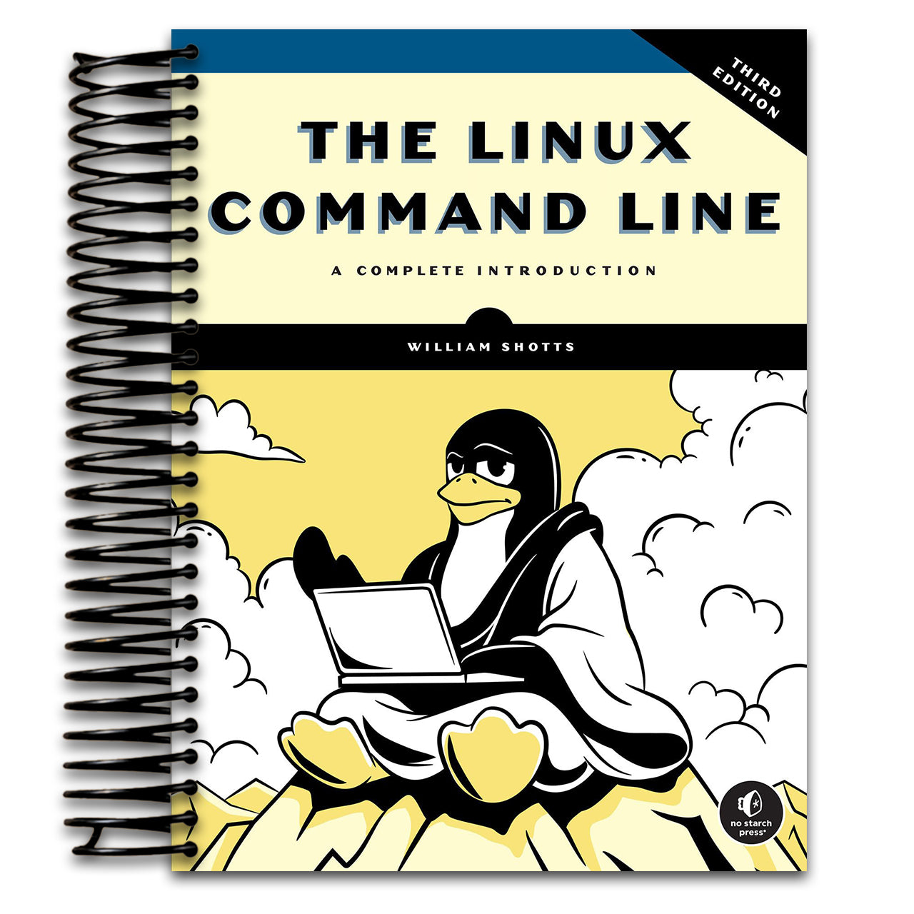 The Linux Command Line, 3rd Edition: A Complete Introduction (Spiral bound) Happy Coil spiral bound book