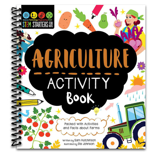 STEM Starters for Kids Agriculture Activity Book: Packed with Activities and Facts about Farms (Spiral bound) Happy Coil spiral bound book