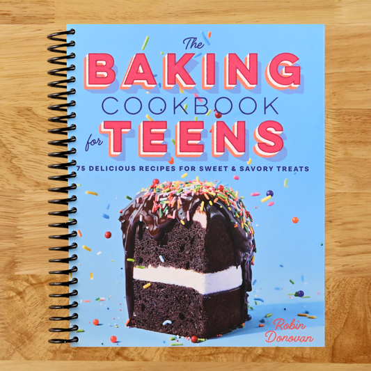 The Baking Cookbook for Teens: 75 Delicious Recipes for Sweet and Savory Treats (Spiral bound) Happy Coil spiral bound book