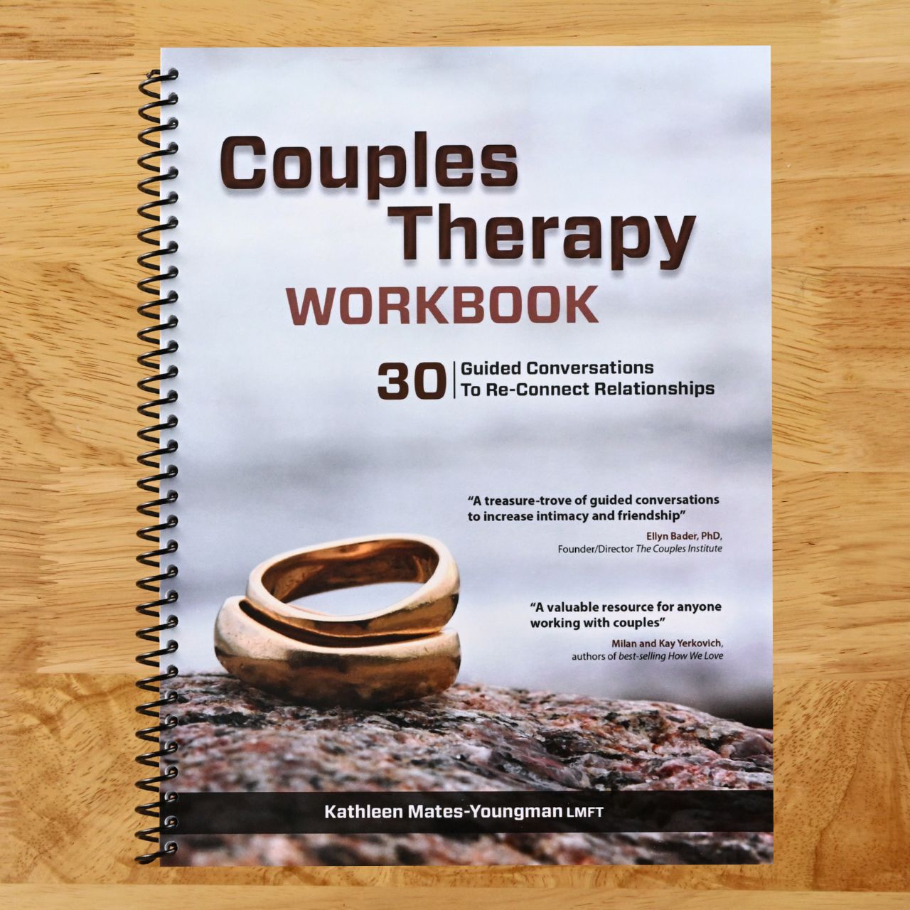 Couples Therapy Workbook: 30 Guided Conversations to Re-Connect Relationships (Spiral bound) Happy Coil spiral bound book