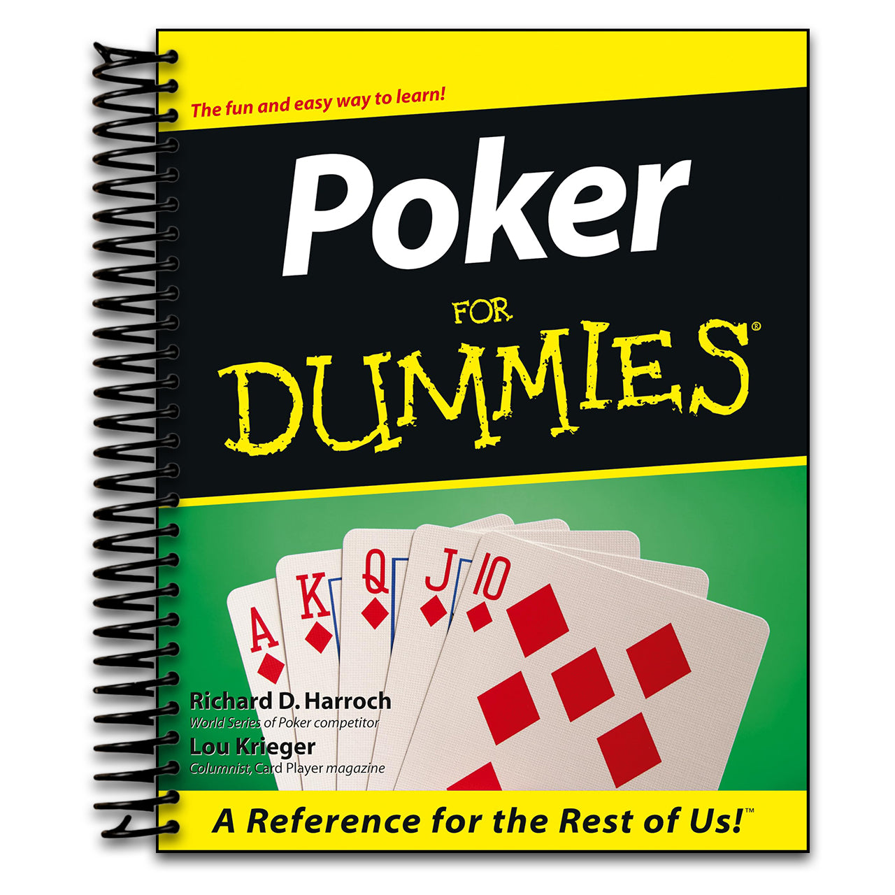 Poker For Dummies (Spiral bound) Happy Coil spiral bound book