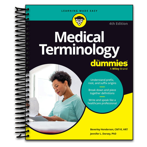 Medical Terminology For Dummies   (Spiral bound)