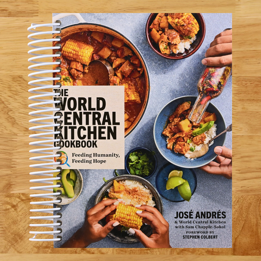 The World Central Kitchen Cookbook: Feeding Humanity, Feeding Hope (Spiral bound) Happy Coil spiral bound book