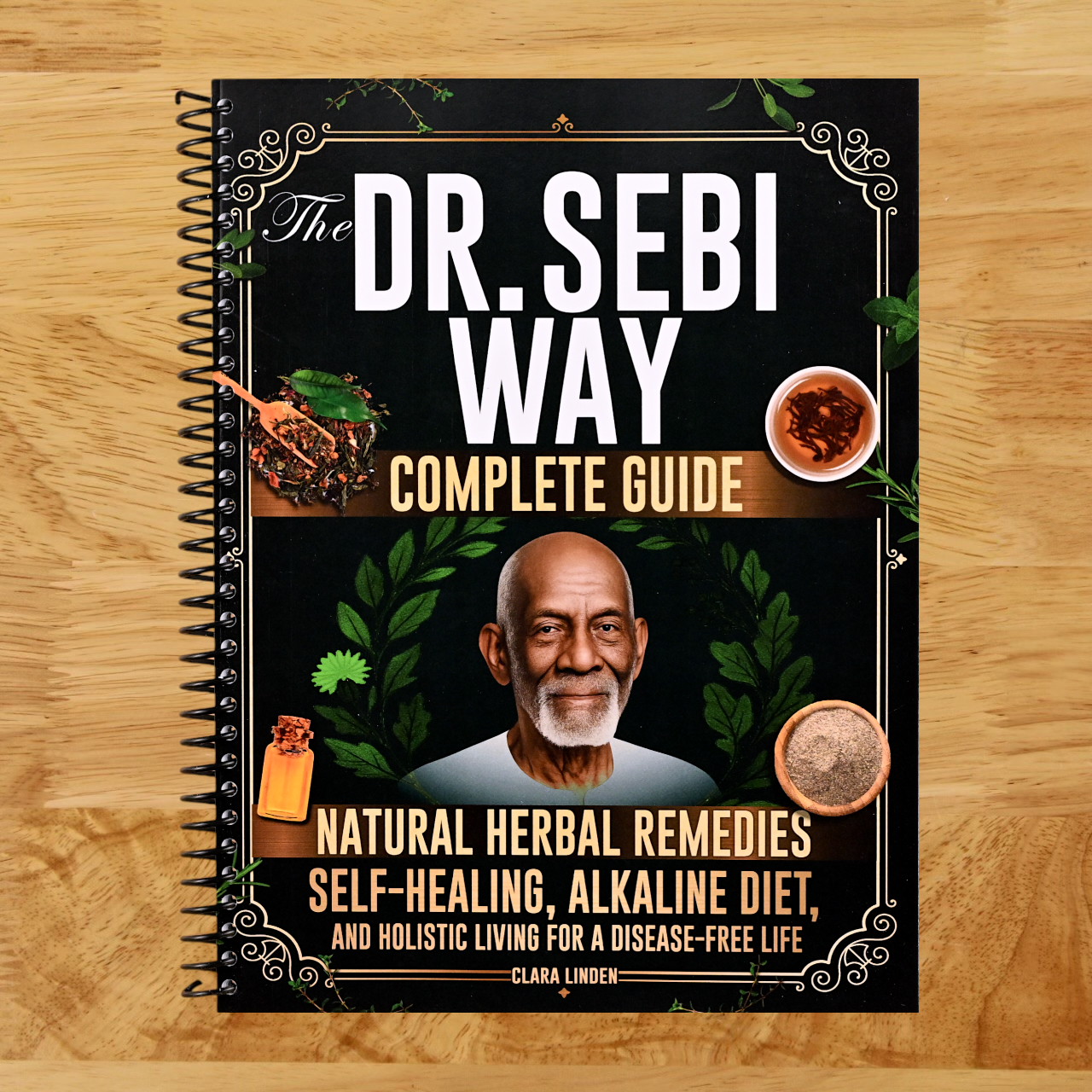 The Dr. Sebi Way: Natural Herbal Remedies, Alkaline Diet, and Holistic Living for a Disease-Free Life. The Complete Dr. Sebi Guide to Reclaiming Your Full Self-Healing Power and Wellness (Spiral bound) Happy Coil spiral bound book