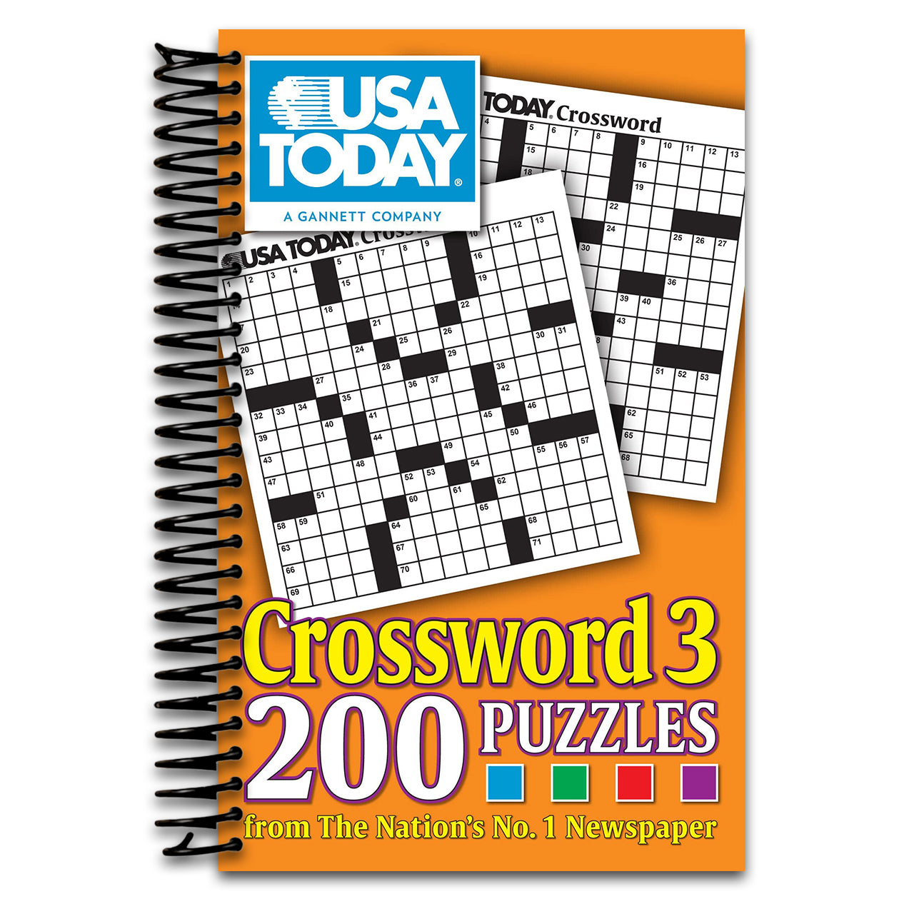 USA TODAY Crossword 3: 200 Puzzles from The Nation's No. 1 Newspaper (USA Today Puzzles) (Volume 21) (Spiral bound) Happy Coil spiral bound book