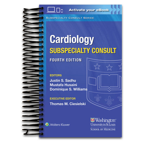 The Washington Manual Cardiology Subspecialty Consult (The Washington Manual Subspecialty Consult Series)   (Spiral bound)